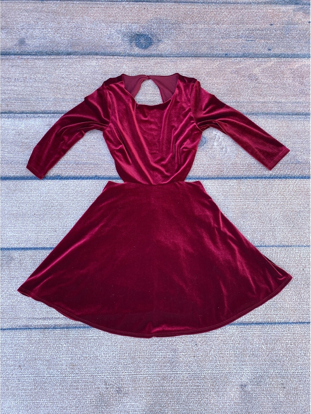 Lulus burgundy velvet homecoming Christmas romantic goth Valentines Day dress M